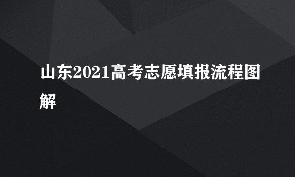 山东2021高考志愿填报流程图解