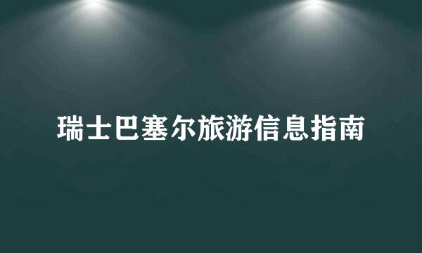 瑞士巴塞尔旅游信息指南