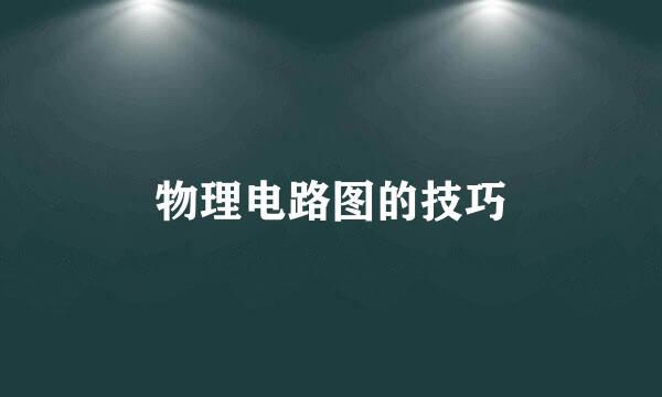 物理电路图的技巧