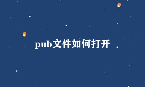 pub文件如何打开