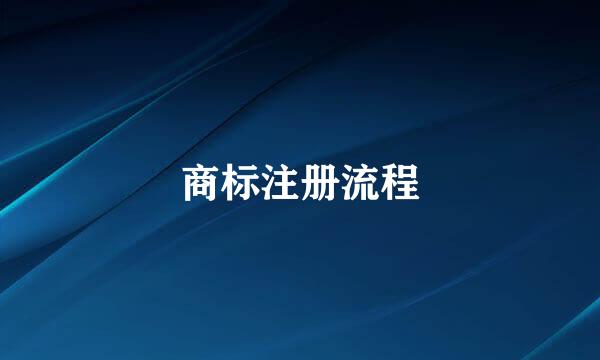 商标注册流程