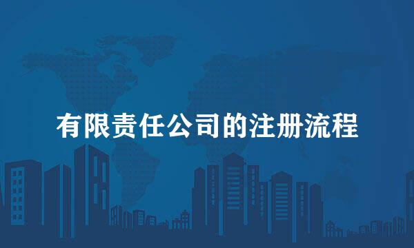 有限责任公司的注册流程