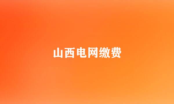 山西电网缴费
