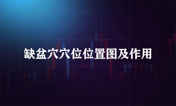 缺盆穴穴位位置图及作用