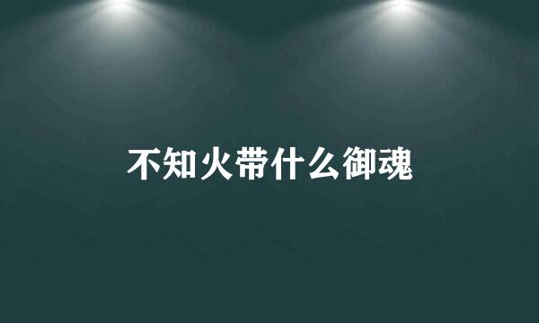 不知火带什么御魂