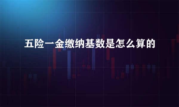 五险一金缴纳基数是怎么算的