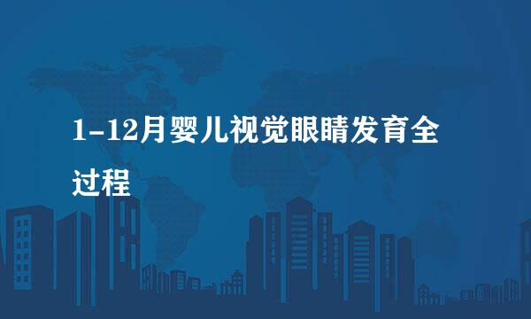 1-12月婴儿视觉眼睛发育全过程