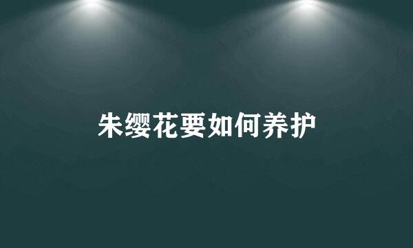 朱缨花要如何养护