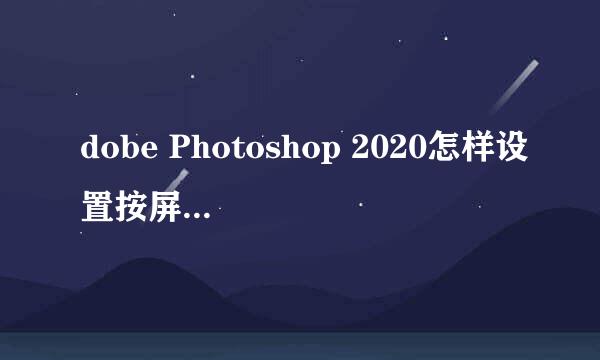 dobe Photoshop 2020怎样设置按屏幕大小缩放