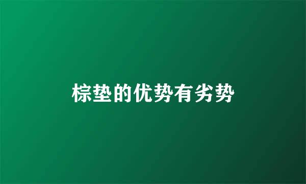 棕垫的优势有劣势