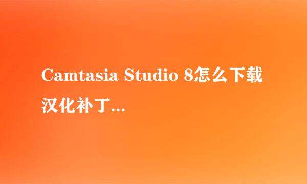 Camtasia Studio 8怎么下载汉化补丁如何安装