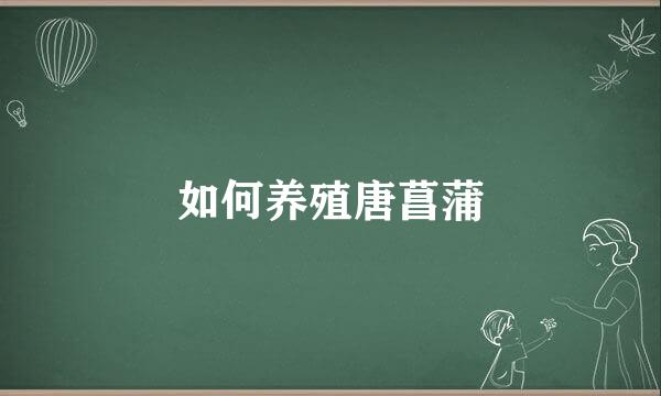 如何养殖唐菖蒲