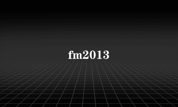 fm2013