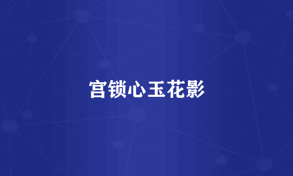 宫锁心玉花影
