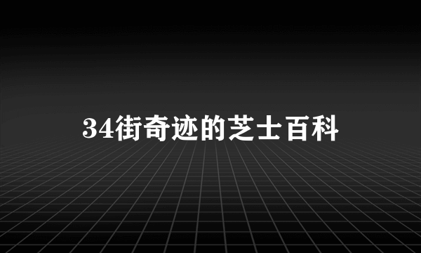 34街奇迹的芝士百科