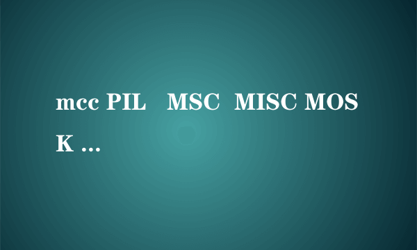 mcc PIL   MSC  MISC MOSK  K-LING  YML AERSK   HMM 船公司中文名称