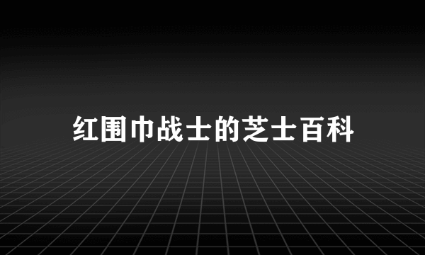 红围巾战士的芝士百科