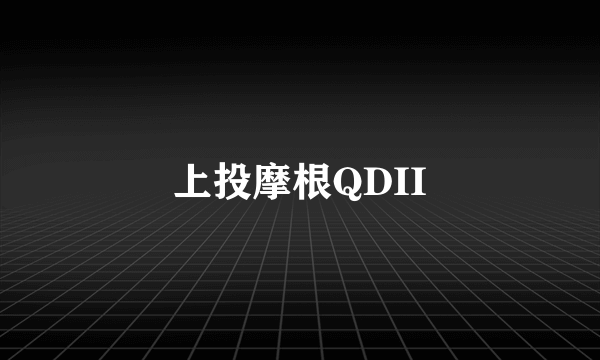 上投摩根QDII