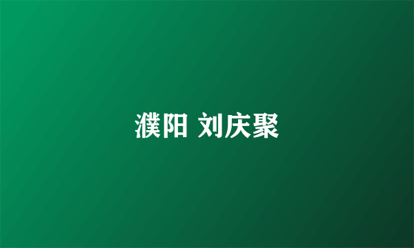 濮阳 刘庆聚