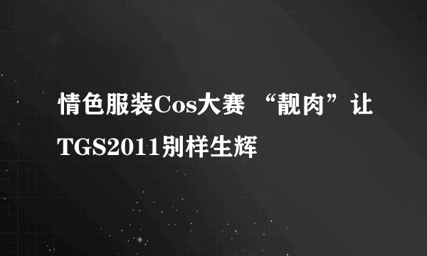 情色服装Cos大赛 “靓肉”让TGS2011别样生辉