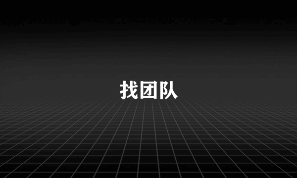 找团队