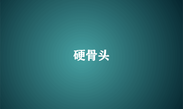 硬骨头