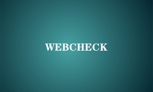 WEBCHECK