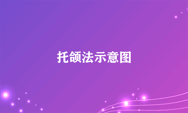 托颌法示意图